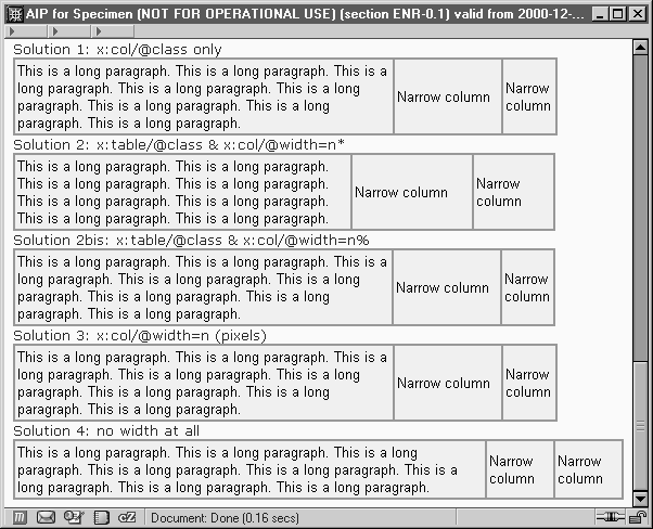 Chapter 3. How to specify tables and columns width